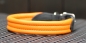 Preview: Lederhalsband Soft Orange Gr. 39-45cm