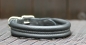 Preview: Lederhalsband Soft Schwarz Gr. 35-40cm