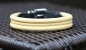 Preview: Lederhalsband Soft Beige Gr. 39-45cm
