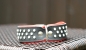 Preview: Lederhalsband Strass Rot Gr.37,7-45cm