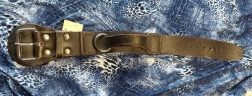 Leder-Halsband mit Griff 40-50cm