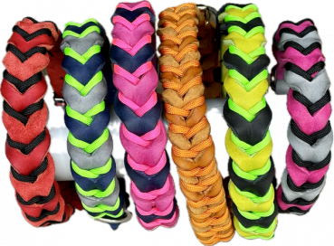 Fettlederhalsband 36-40cm