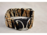 Halsband Fellstoff Tiger hell