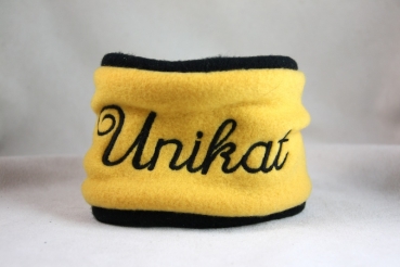 Schal mit Stickerei Unikat