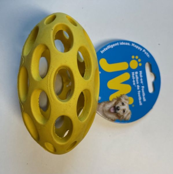 Gitterball Oval 11 x 7cm Gelb