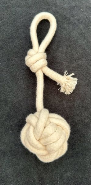 Knotenball Baumwolle mit Handschlaufe