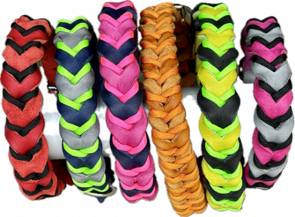 Fettlederhalsband 36-40cm