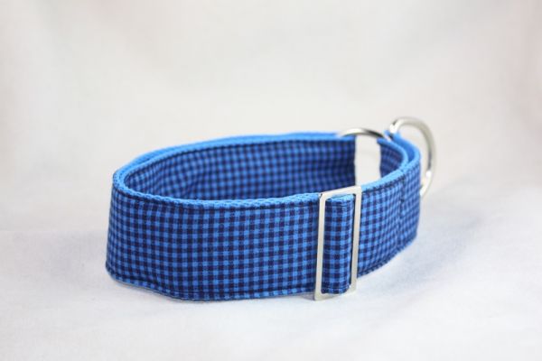 Zugstop- Halsband Blue