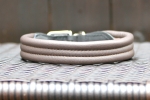 Lederhalsband Soft Braun Gr.35,5-45cm