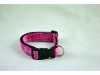 Halsband Pannesamt pink