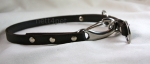 Zugstophalsband aus Fettleder 47cm Zugstophalsband aus Fettleder 47cm