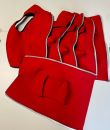 Holterwestenset Klinik Dobermann 75-100cm Brustumfang Rot